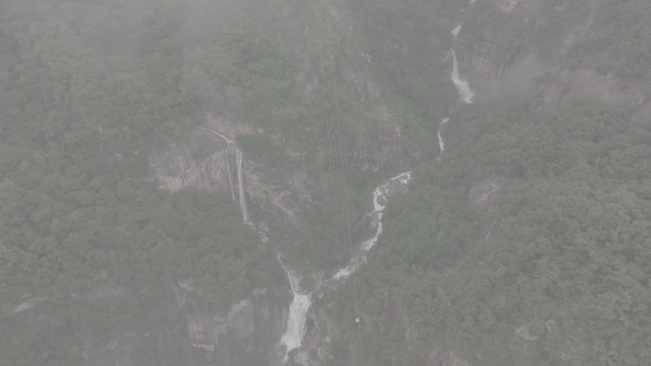 峡谷之巅的缆车之旅