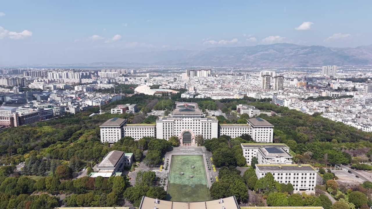 城市绿洲与建筑群