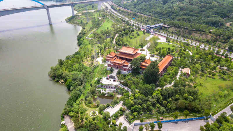 湖北襄阳城市风光旅游景区航拍摄影图 
