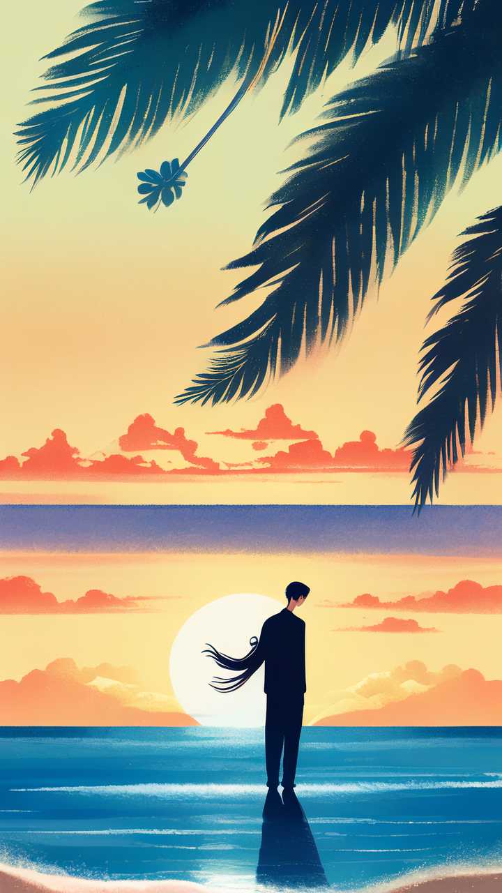 海报情侣插画