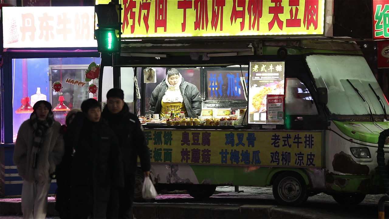 夜市小吃摊