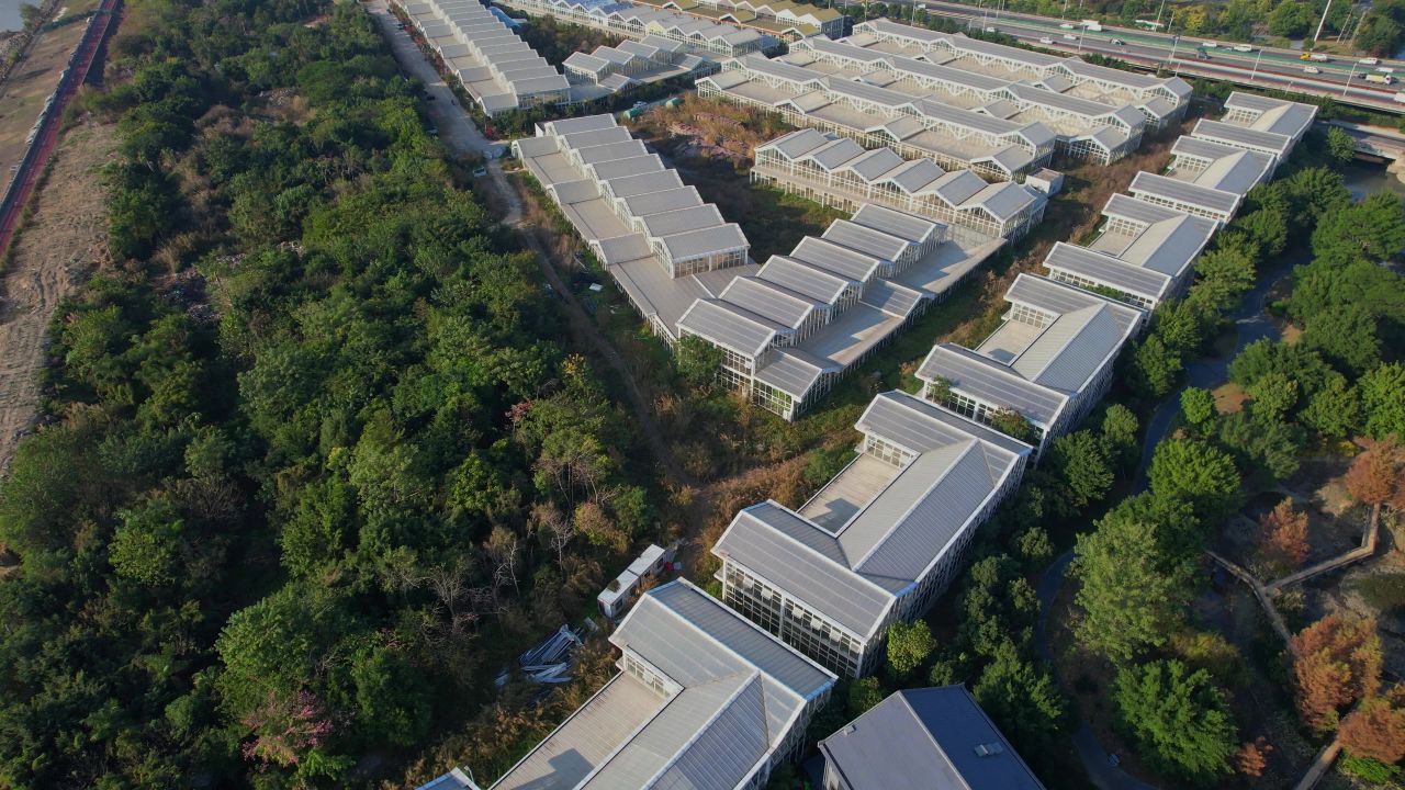 航拍福州花卉产业园景观 8