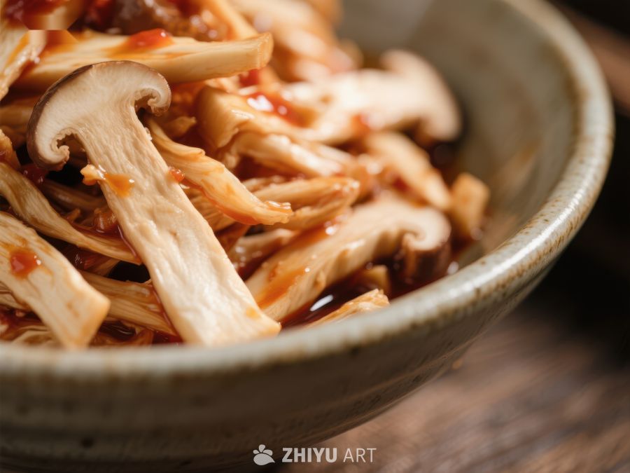 美味炒蘑菇，鲜香诱人 986