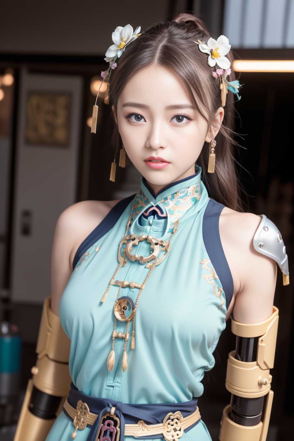 赛博美女