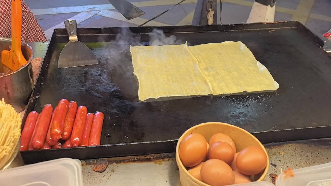 烤冷面做法