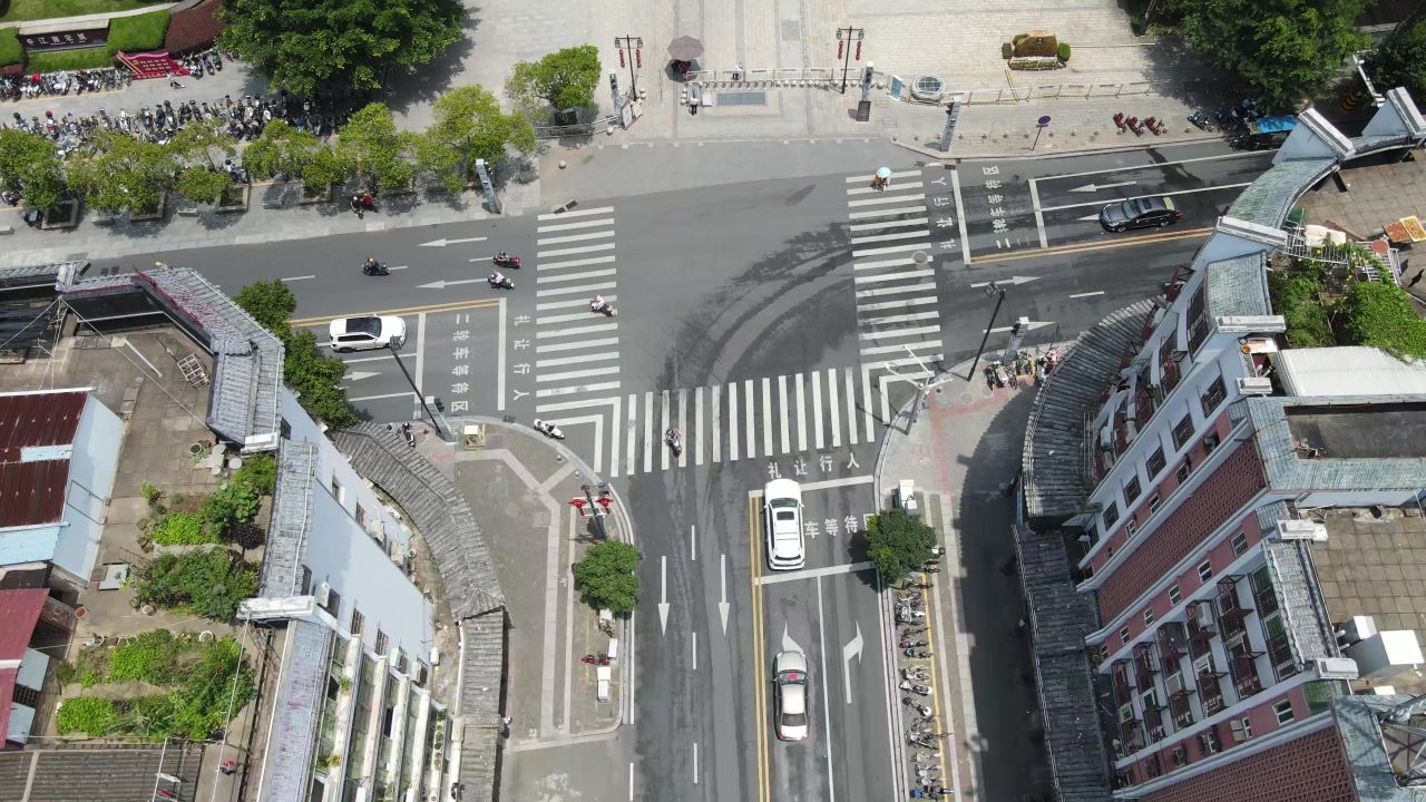江西赣州江南宋城航拍