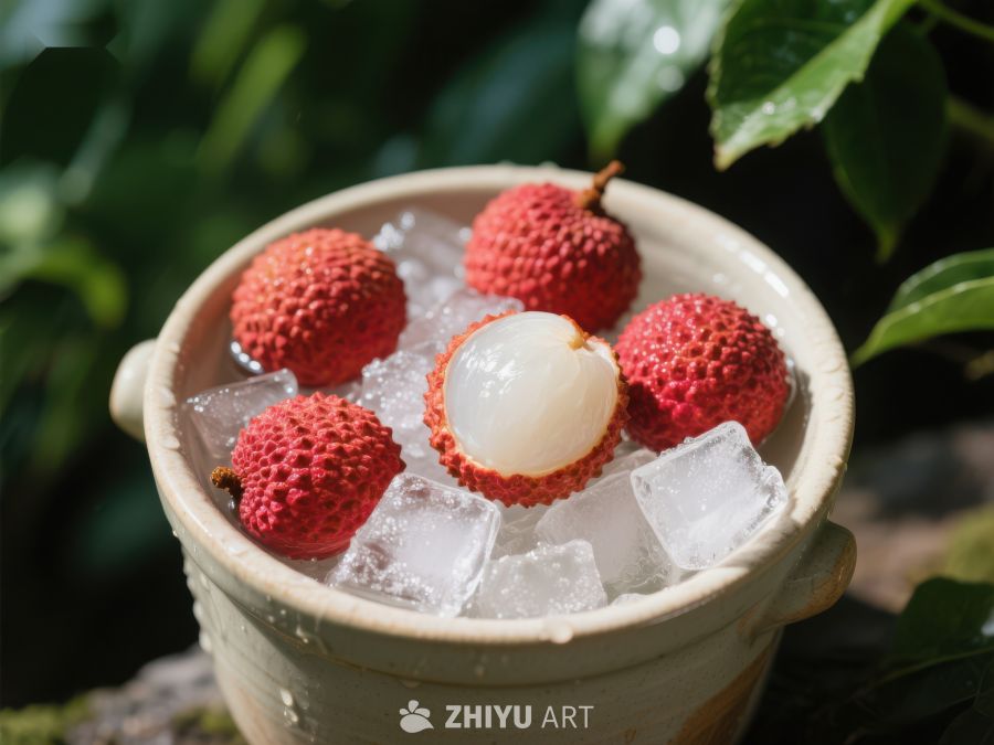 冰镇荔枝，清新夏日 27