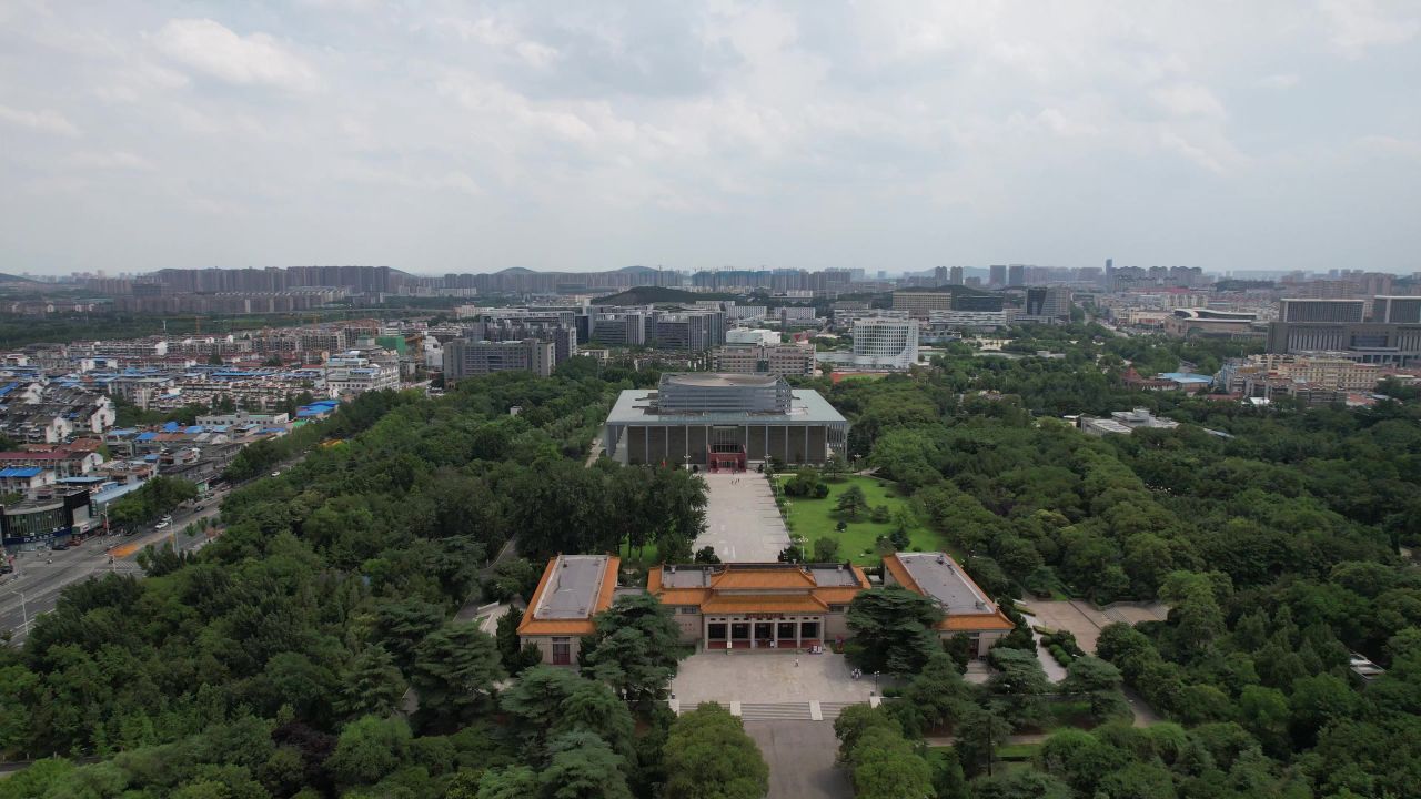江苏徐州城市风光航拍 