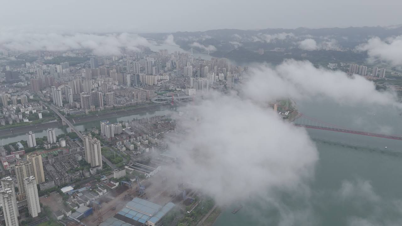 云中城市航拍