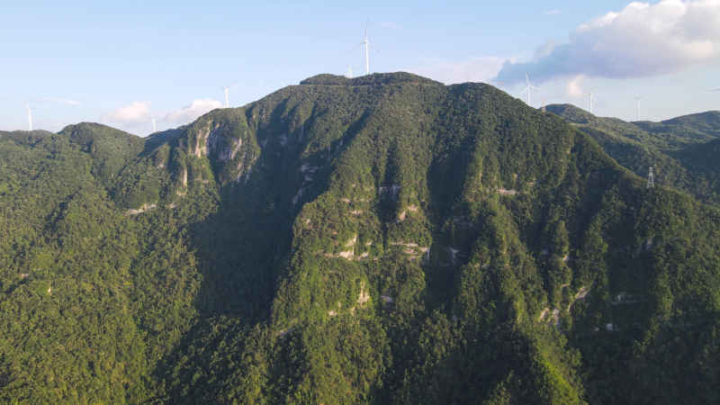 航拍湖北襄阳横冲景区