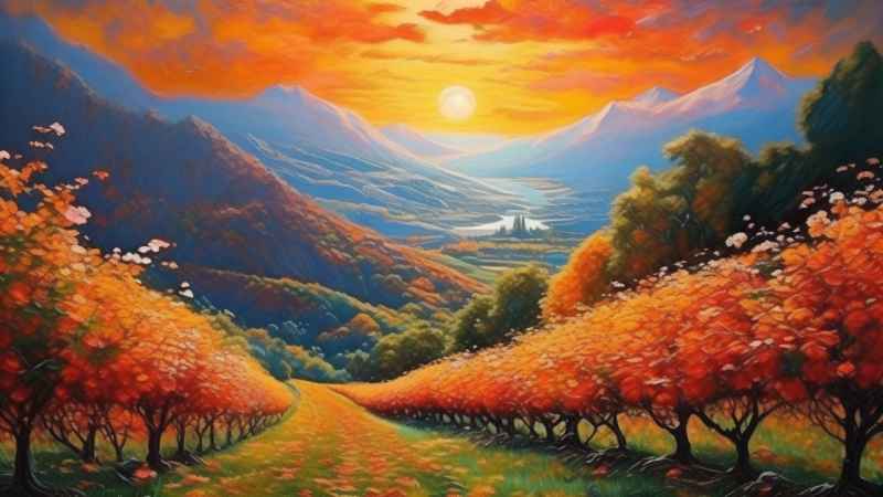 人惊叹的山水画插画 32
