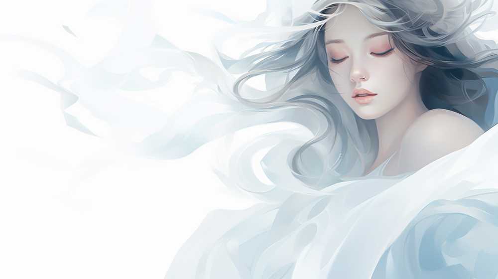 艺术浅白色唯美背景图99