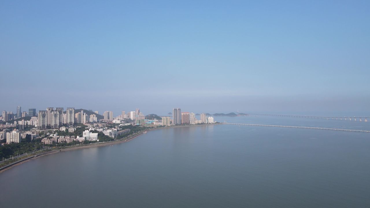 珠海市区航拍