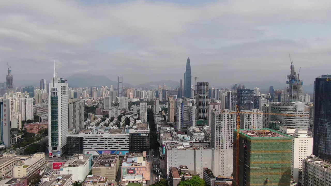 深圳 城市风光 高楼 建筑 航拍