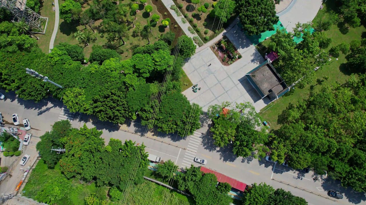 航拍厦门洪厝公园景观 3
