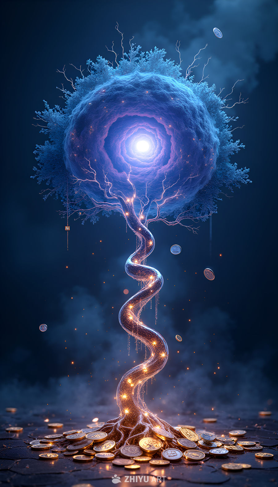 16K超高清科幻能量壁纸，暗藏宇宙神秘力量，速来围观！