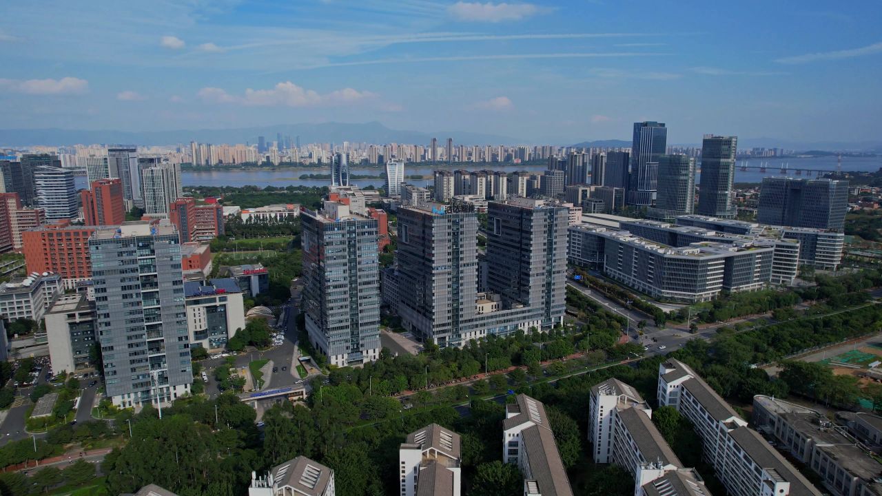 航拍福州高新技术产业开发区