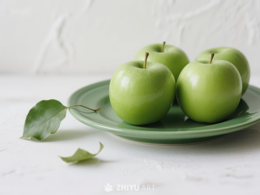 绿盘上的青苹果 232
