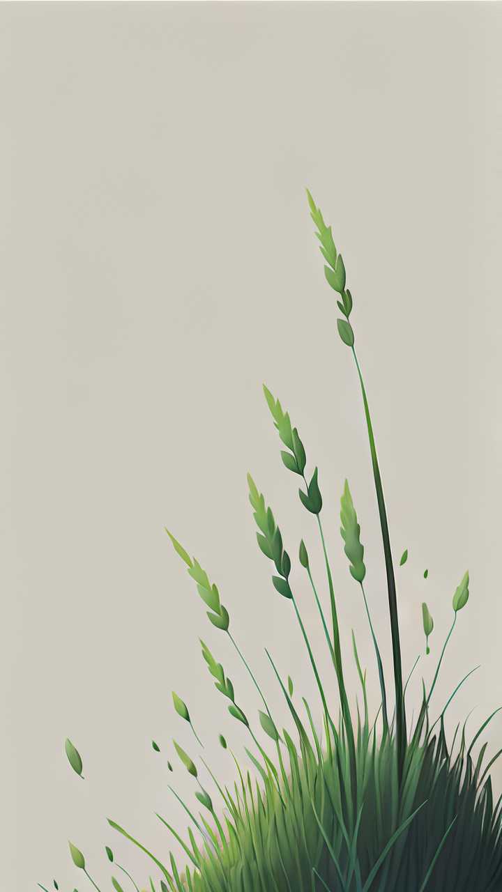 小小的绿色草