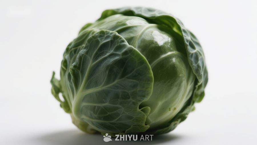 新鲜卷心菜特写