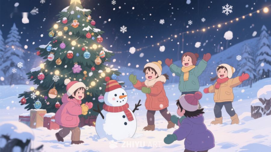 雪夜欢聚，共庆圣诞 345