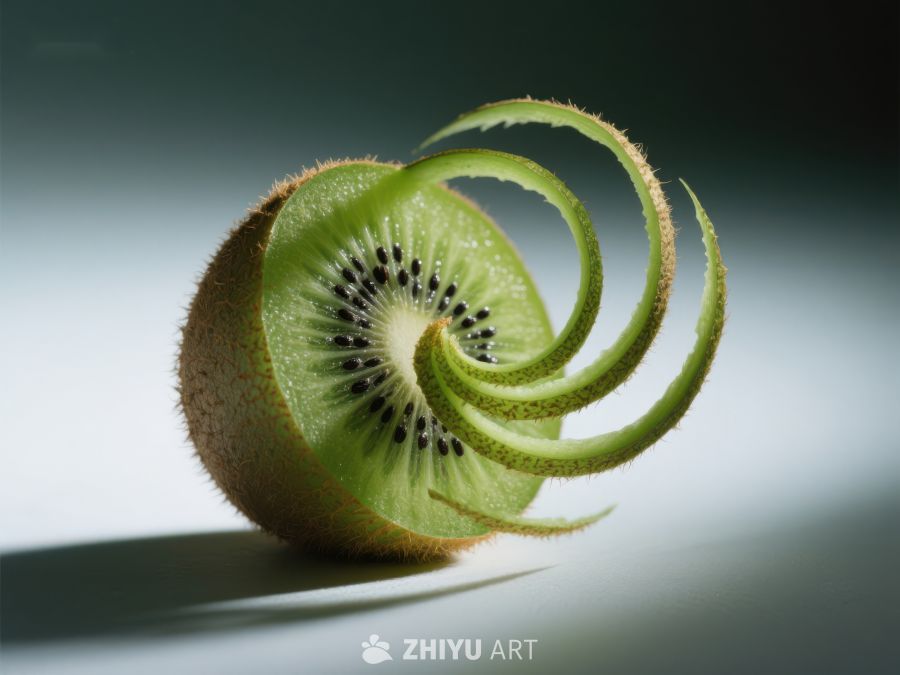 创意切片猕猴桃艺术展示 91