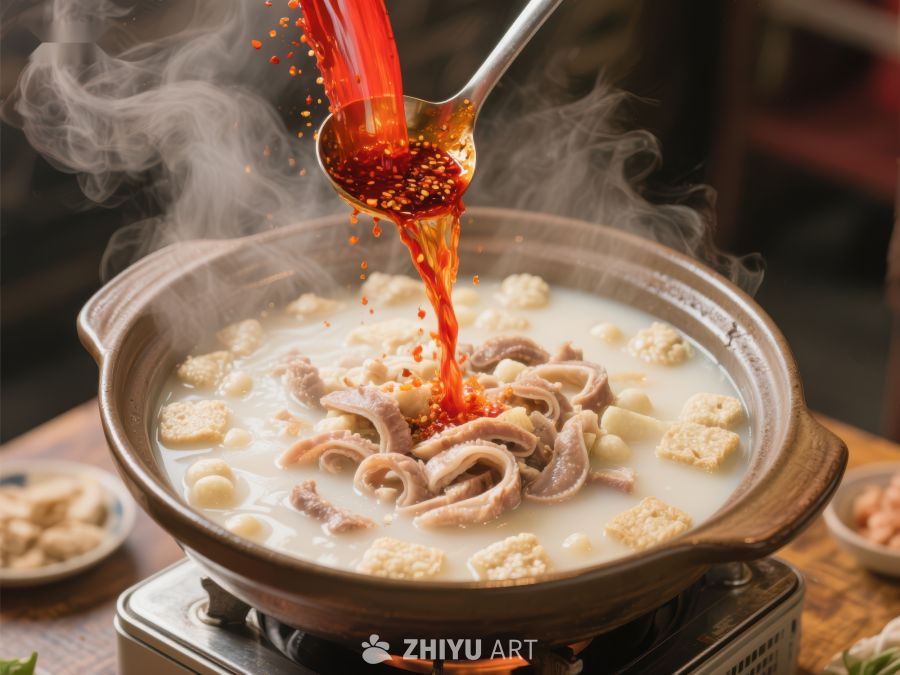 热辣火锅，鲜香四溢 476