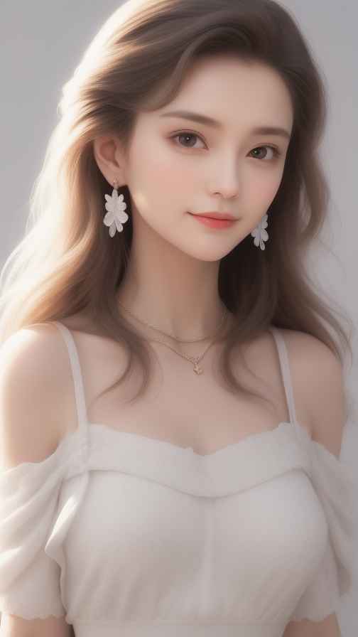 酷酷的白色衣服人像