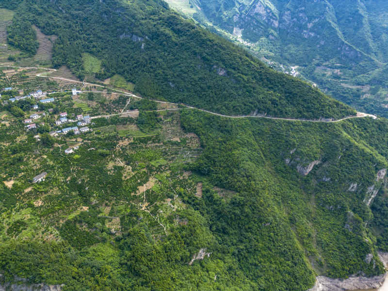 祖国壮丽山河湖北长江三峡风光 