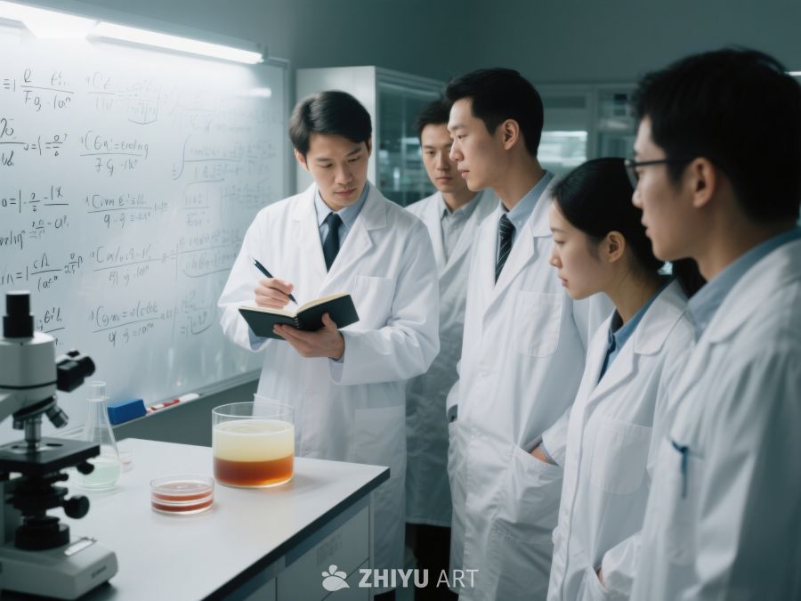 科学家团队在实验室进行研究 209