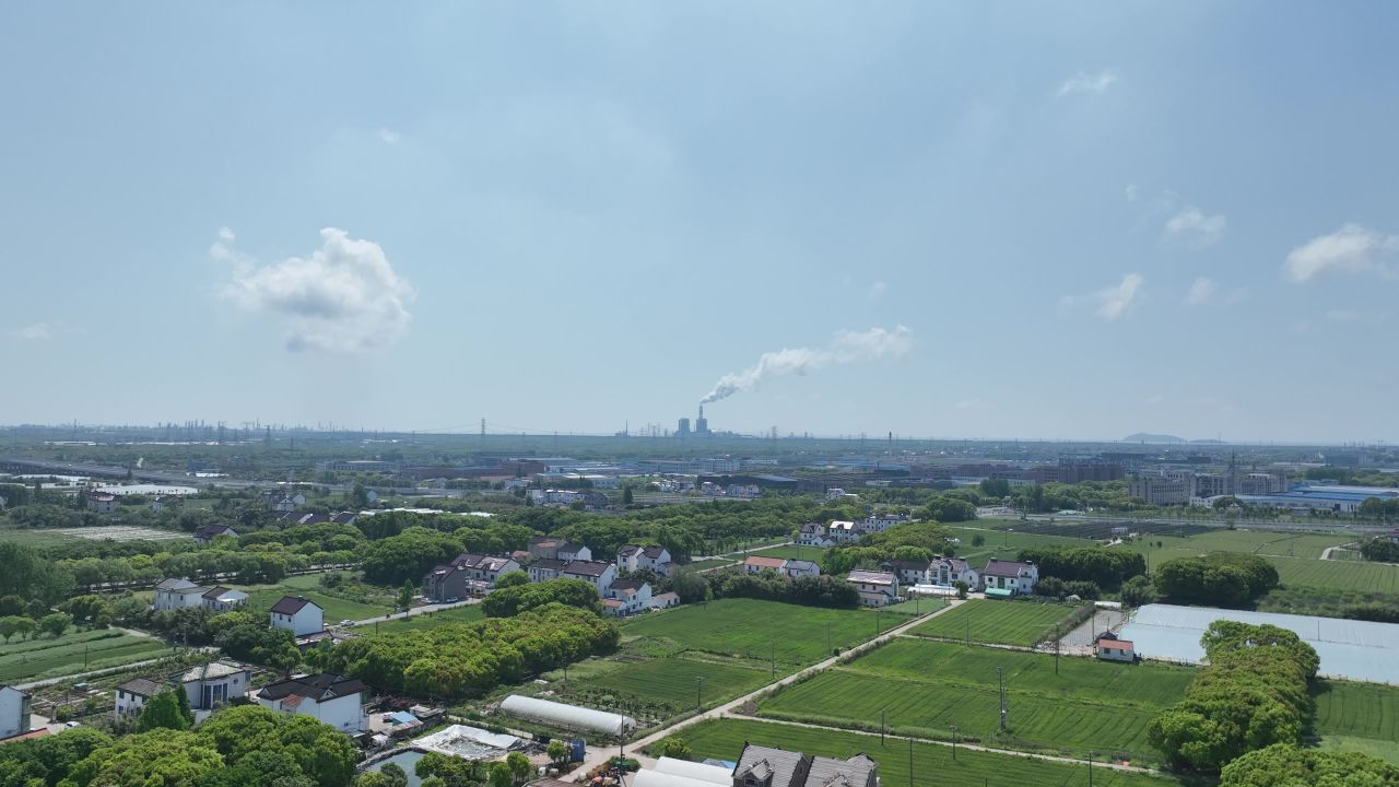 4K航拍上海金山区山阳田园 7