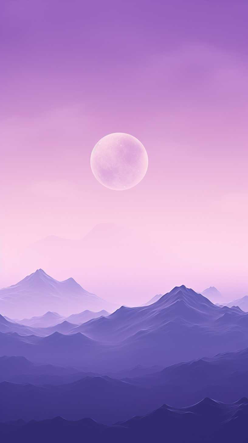 紫色唯美背景图