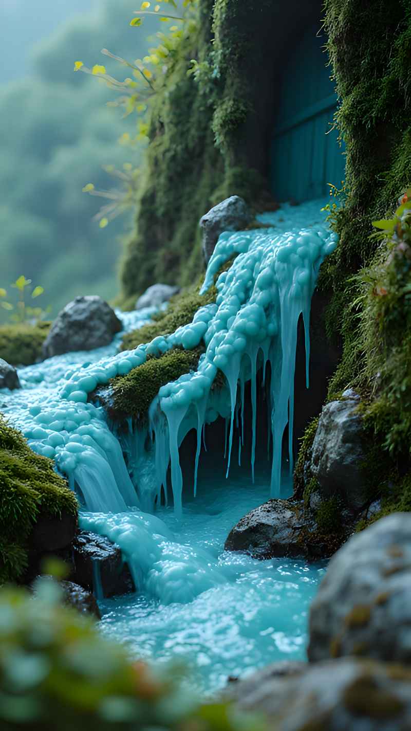 未来风格大自然森林超自然风景画质 100