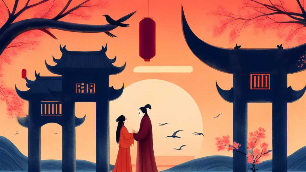国潮七夕情侣