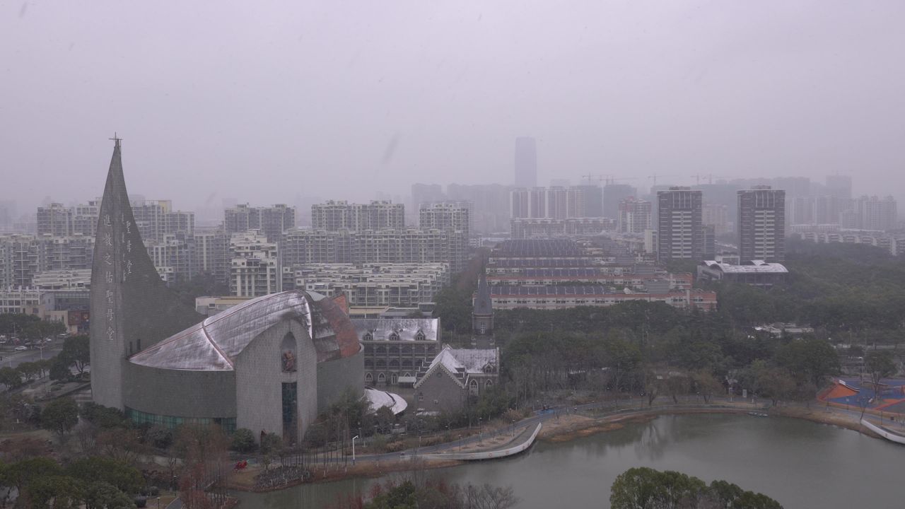 昆山的第一场雪