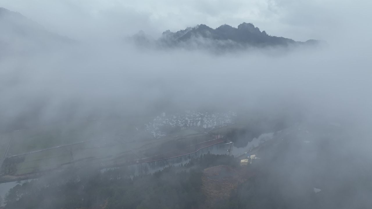 4K航拍安徽道教名山齐云山 6