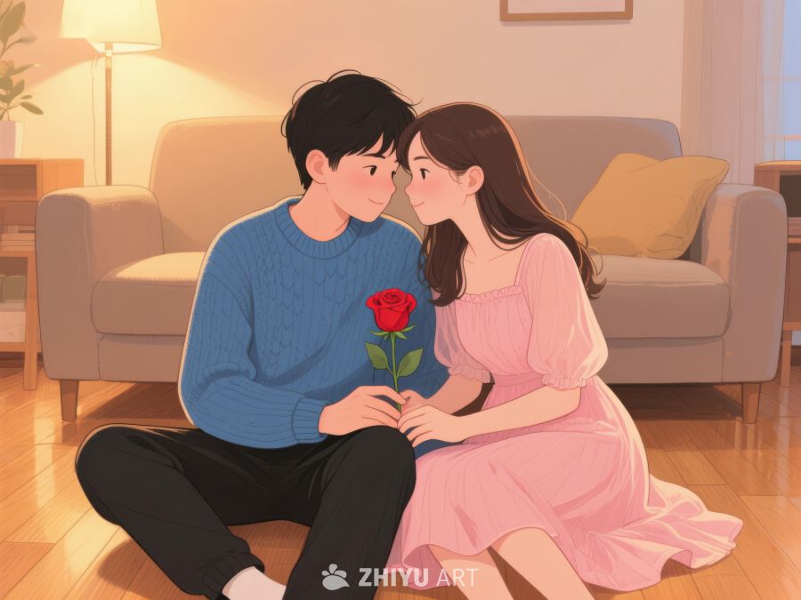 温馨室内情侣互动 772