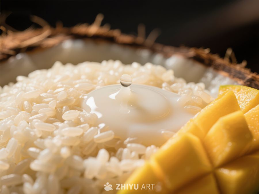 椰汁芒果糯米饭