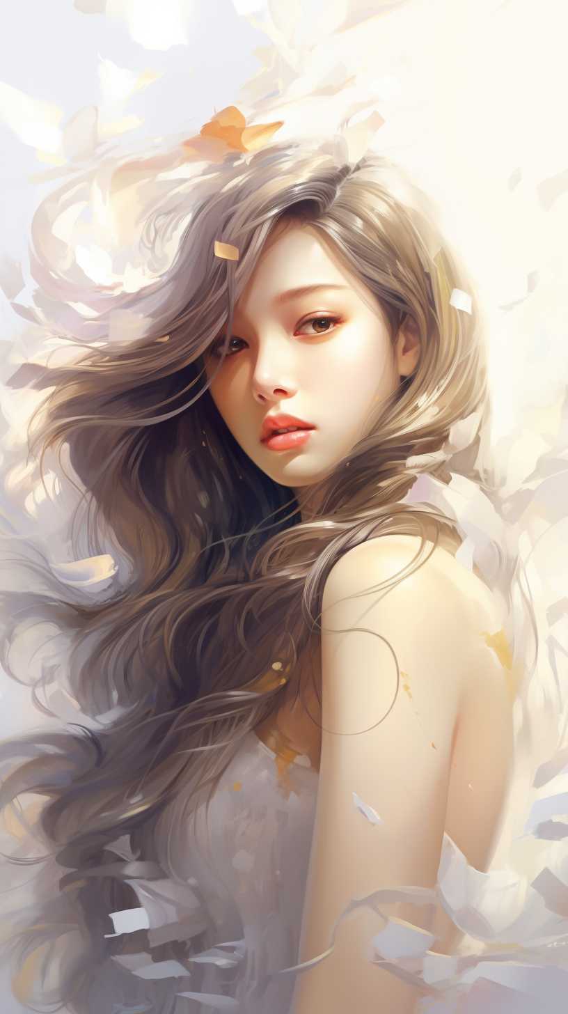 唯美艺术浅白色背景999