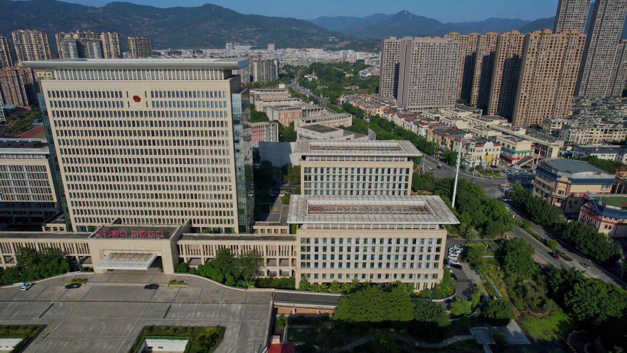 航拍福州闽侯县滨江商务中心 4