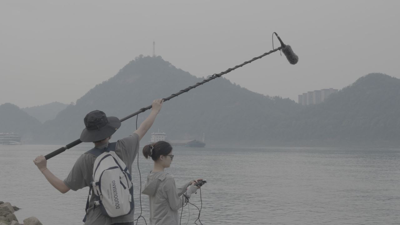 海边录音现场