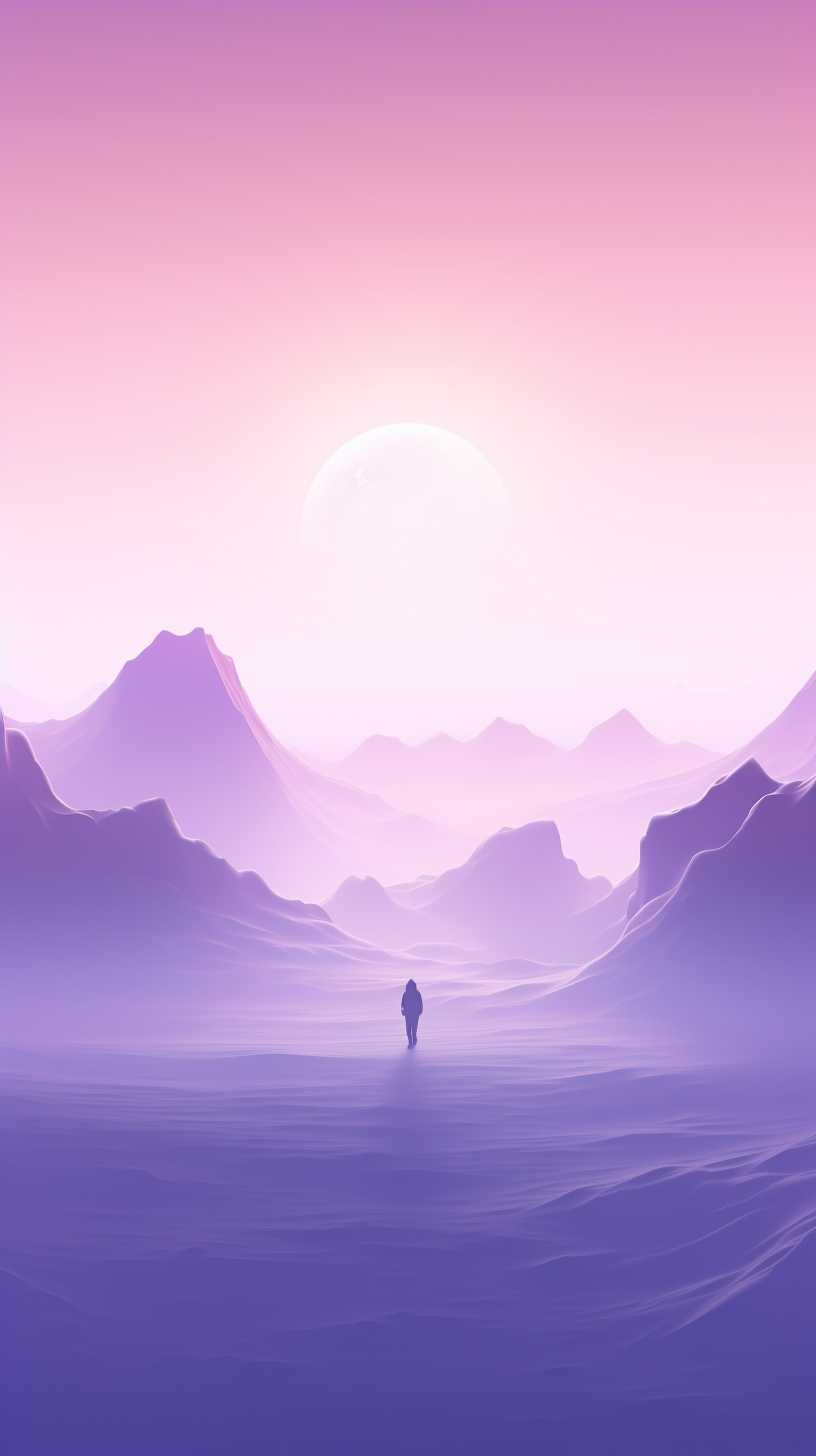 紫色唯美背景图