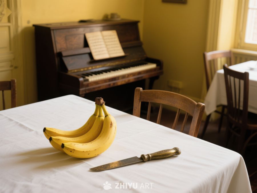 餐桌上的香蕉与钢琴 76