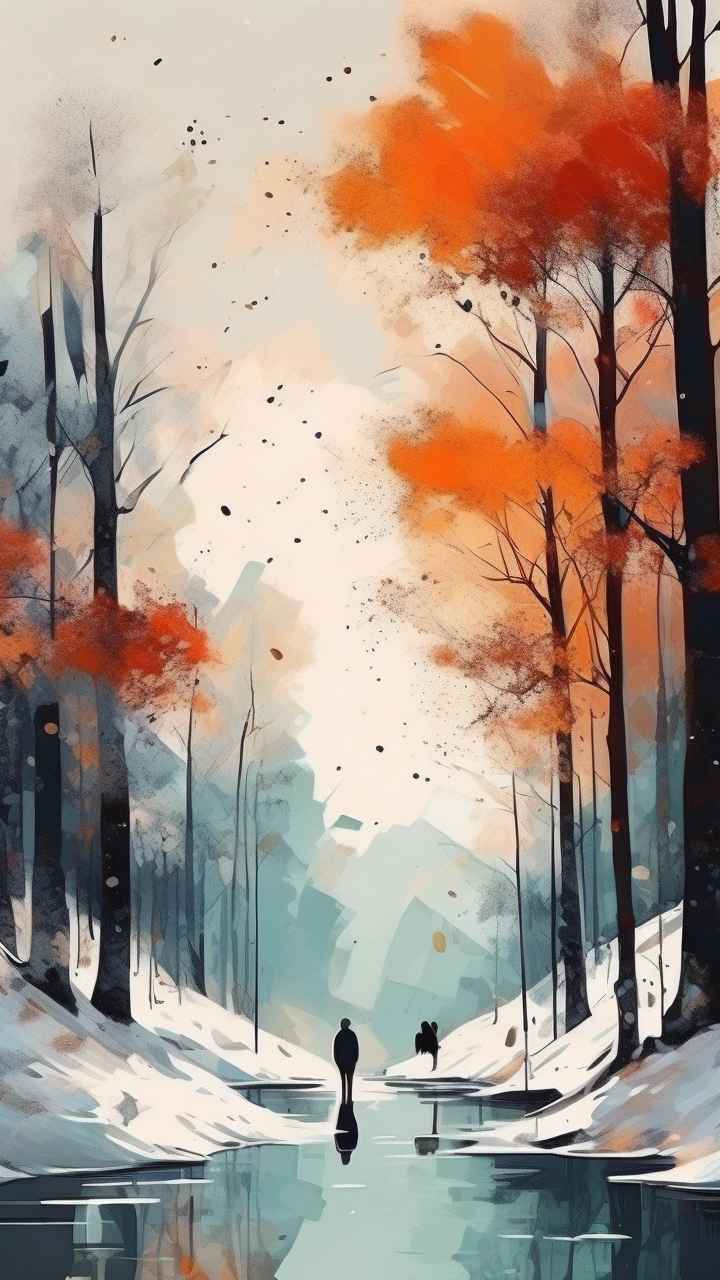 印象派抽象插画 145