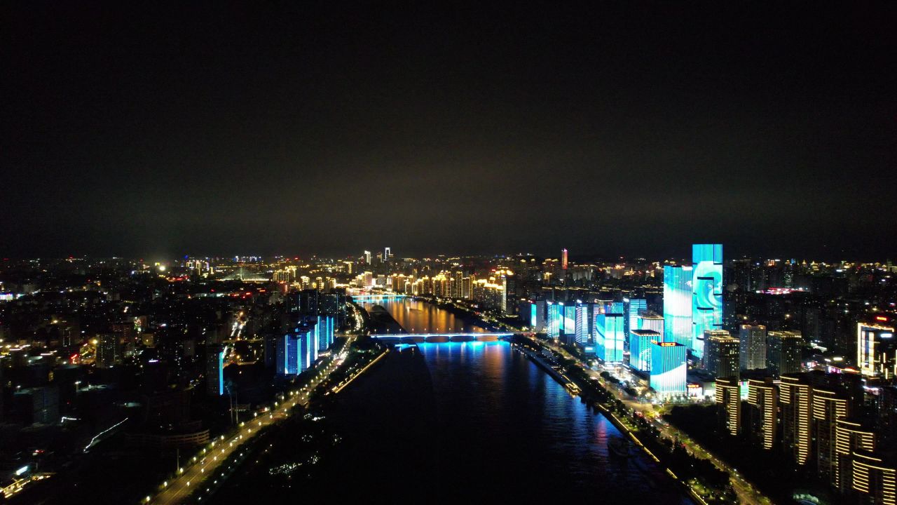 福建福州城市夜景