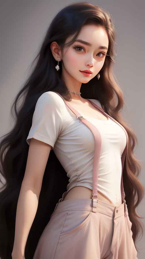 吊带美女
