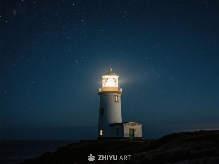夜空下的灯塔光辉 303