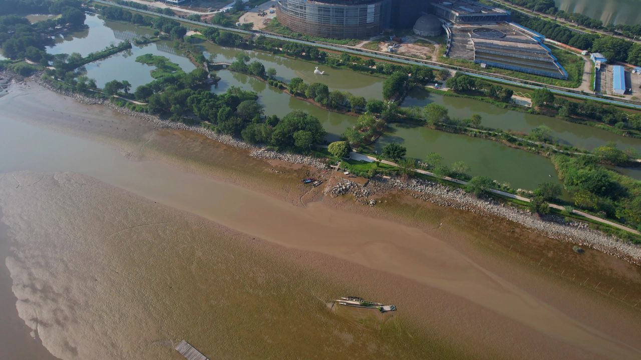 航拍福州花海公园景观 1