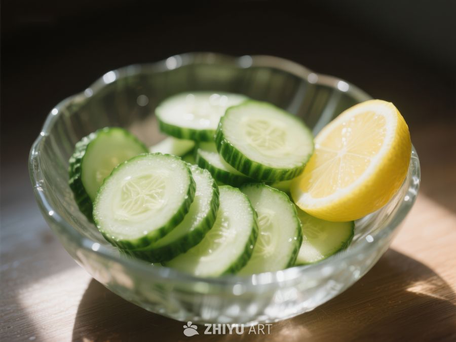 清新黄瓜柠檬片 348
