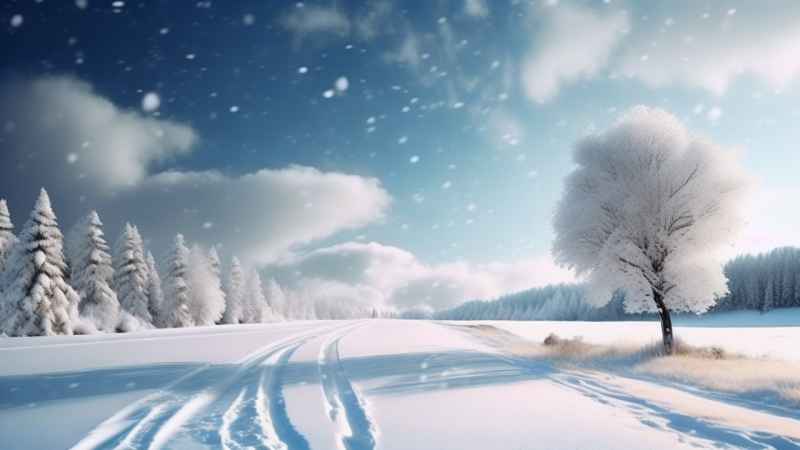 美丽冬季雪景 72